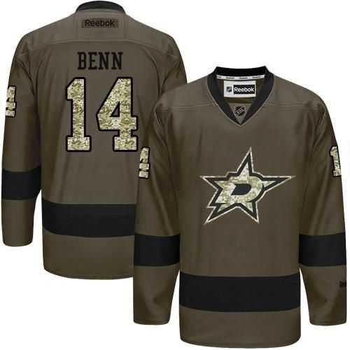 Glued Dallas Stars #14 Jamie Benn Green Salute to Service NHL Jersey,We sell and wholesale Glued Dallas Stars #14 Jamie Benn Green Salute to Service NHL Jersey on line form chian!